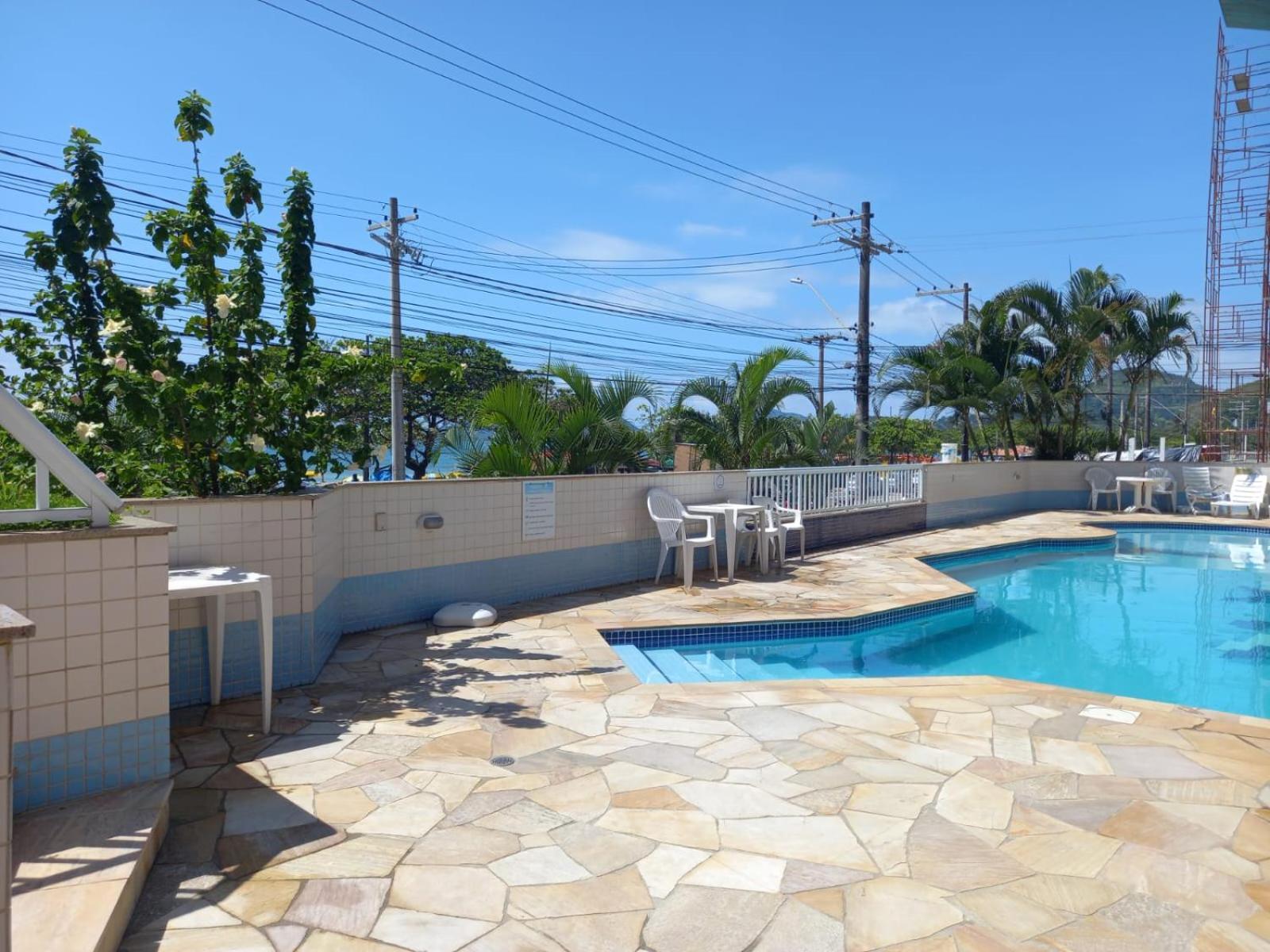 Apartamento de Frente para o Mar Ubatuba Bagian luar foto