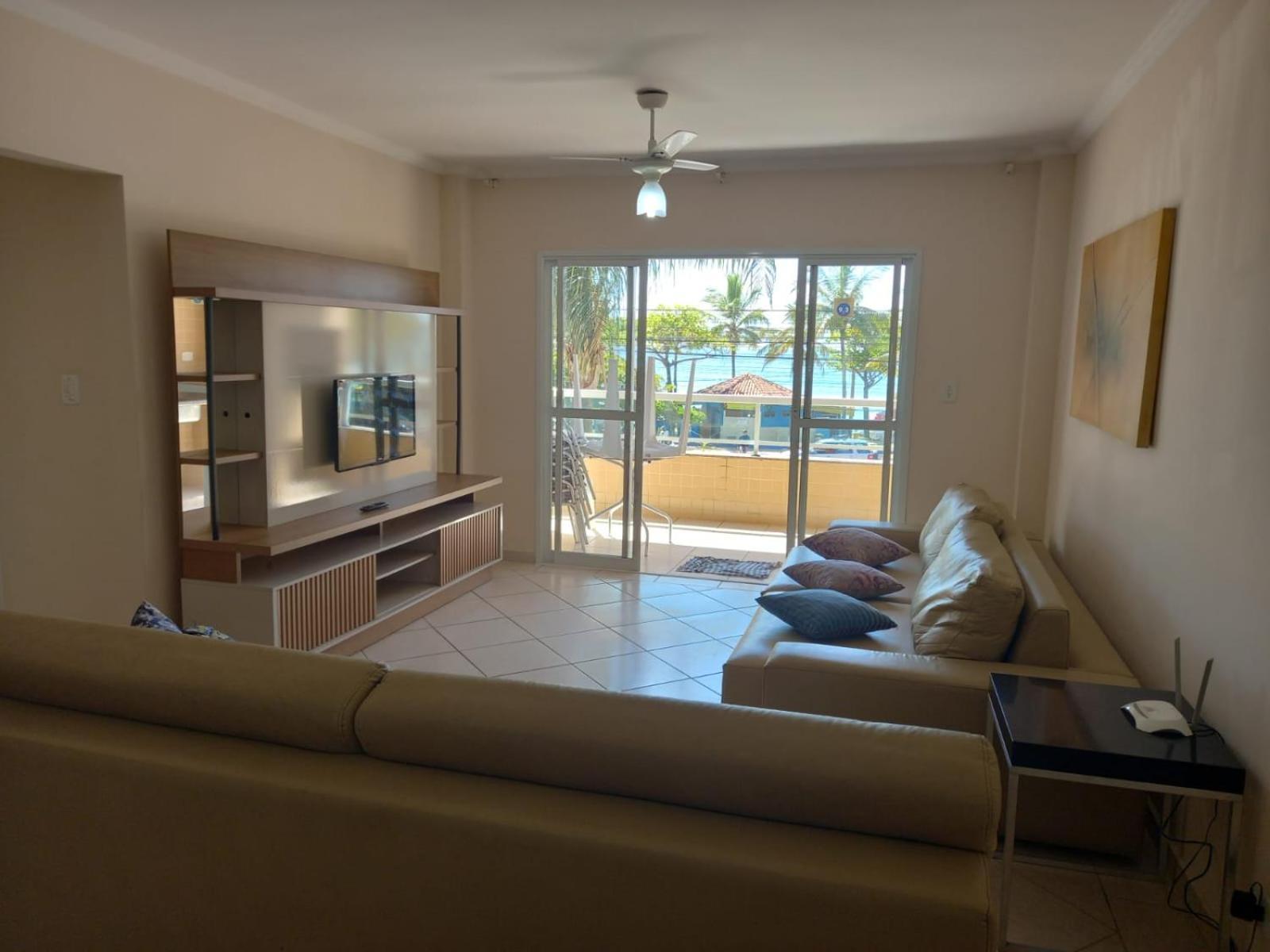 Apartamento de Frente para o Mar Ubatuba Bagian luar foto